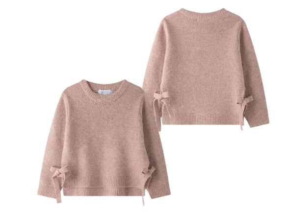 meisjes pullover met strikken aan de zijkant - Newness