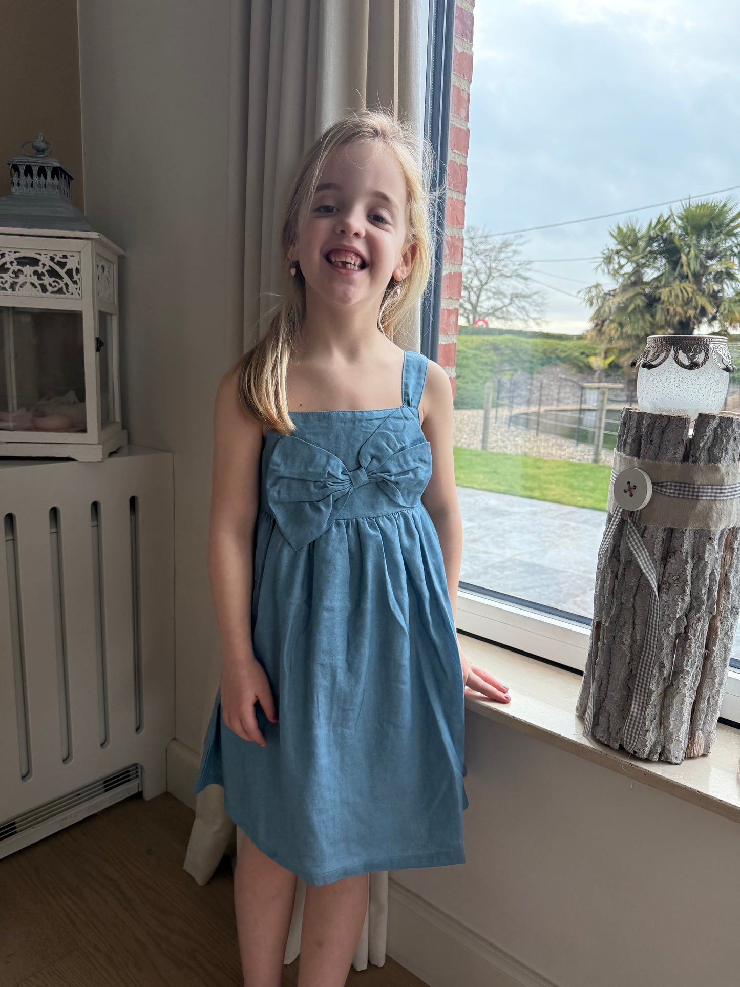 Lore - meisjesjurk met strik