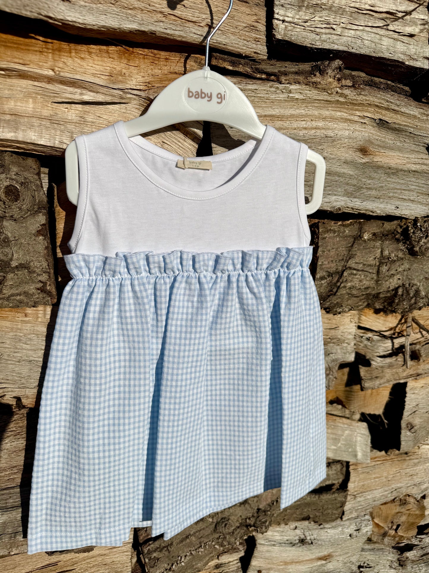 Clara - Geruit kleedje Baby Gi