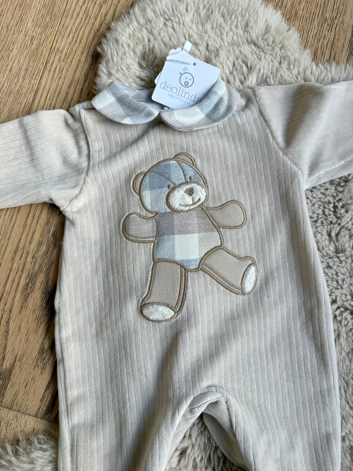 Baby boxpakje beige met teddybeer - Deolinda