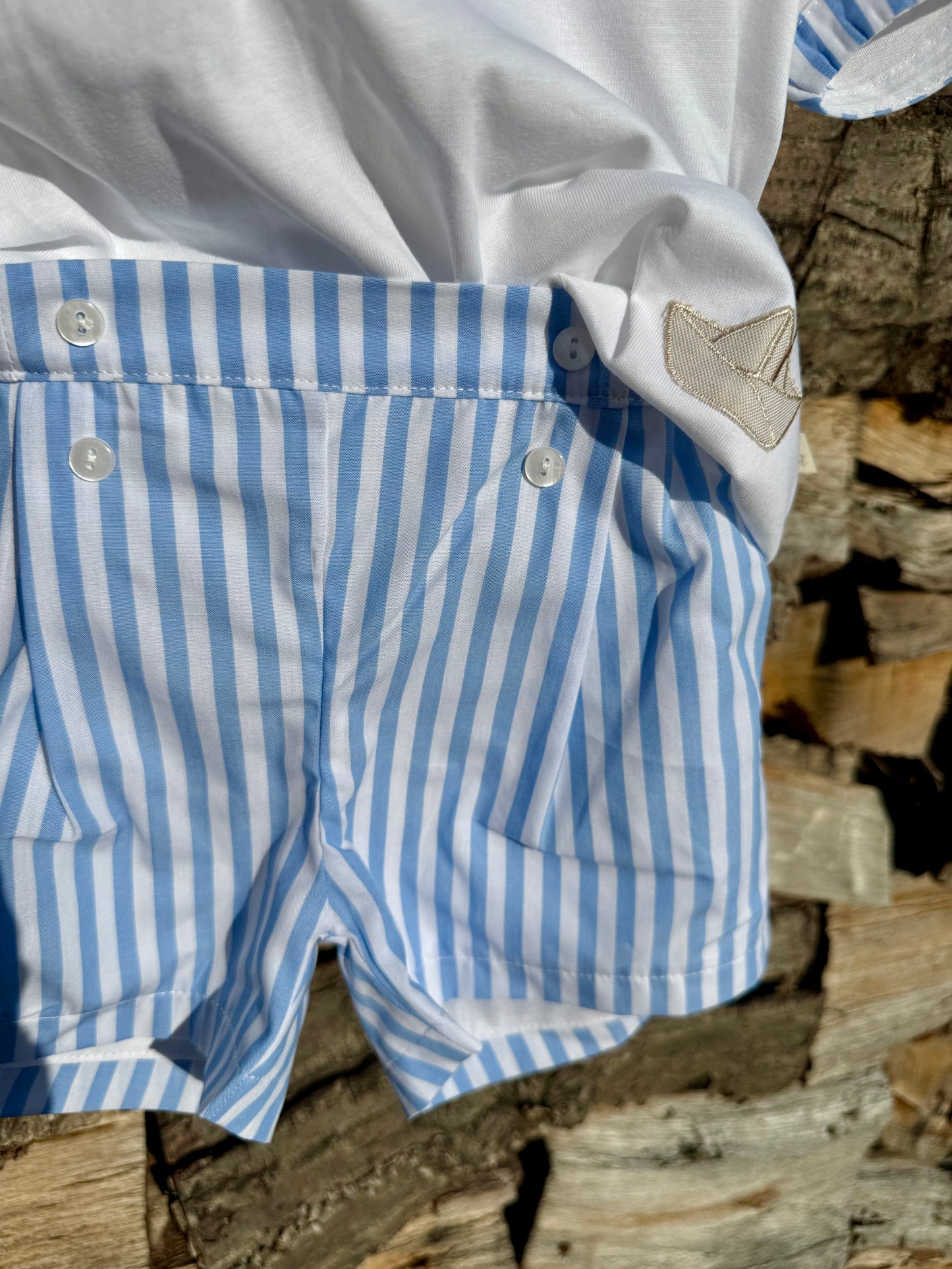 Emeric - tweedelig setje Marine bootje Baby Gi