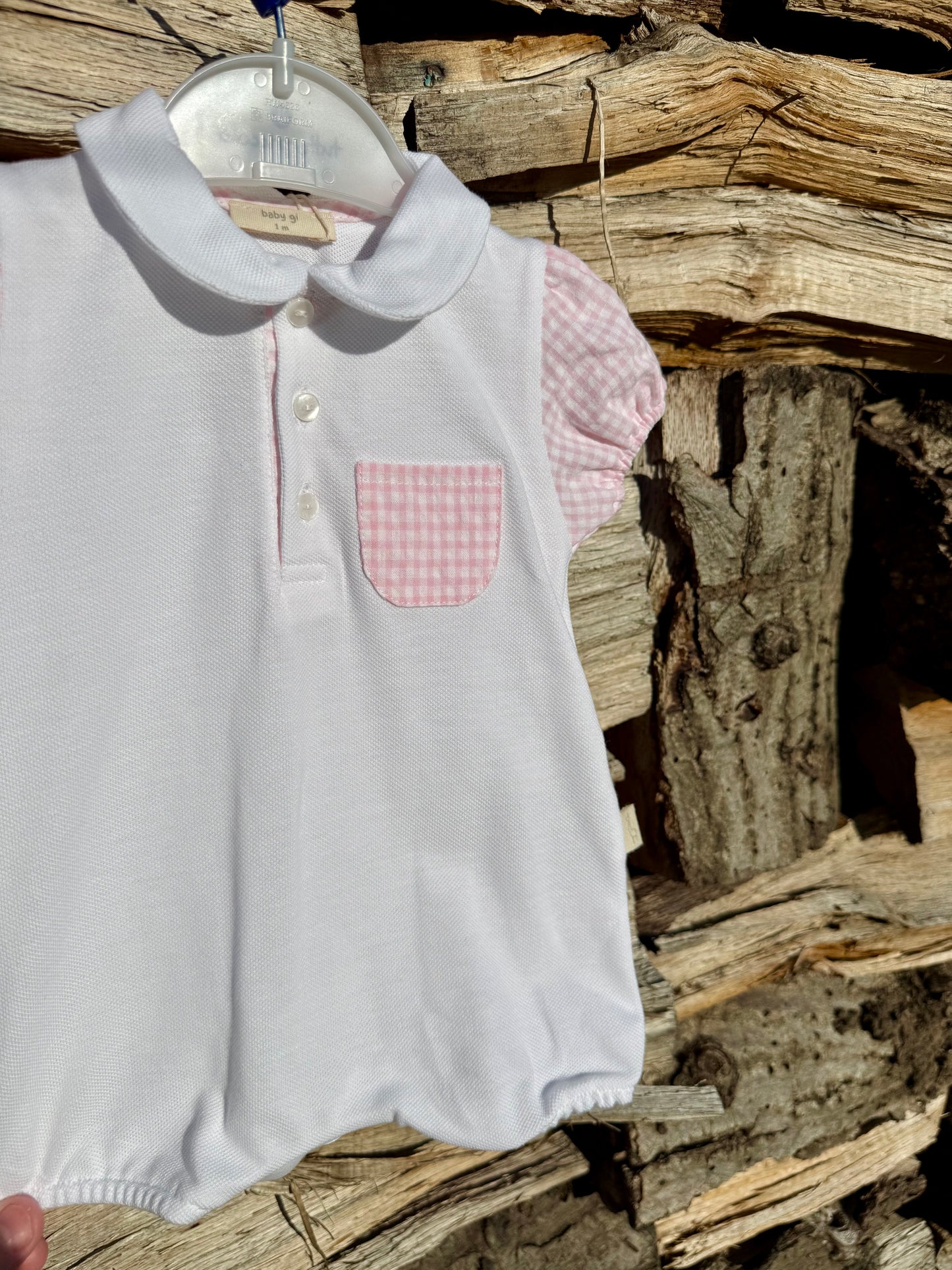 Gabriella - Luxe boxpakje in polo stof Baby Gi