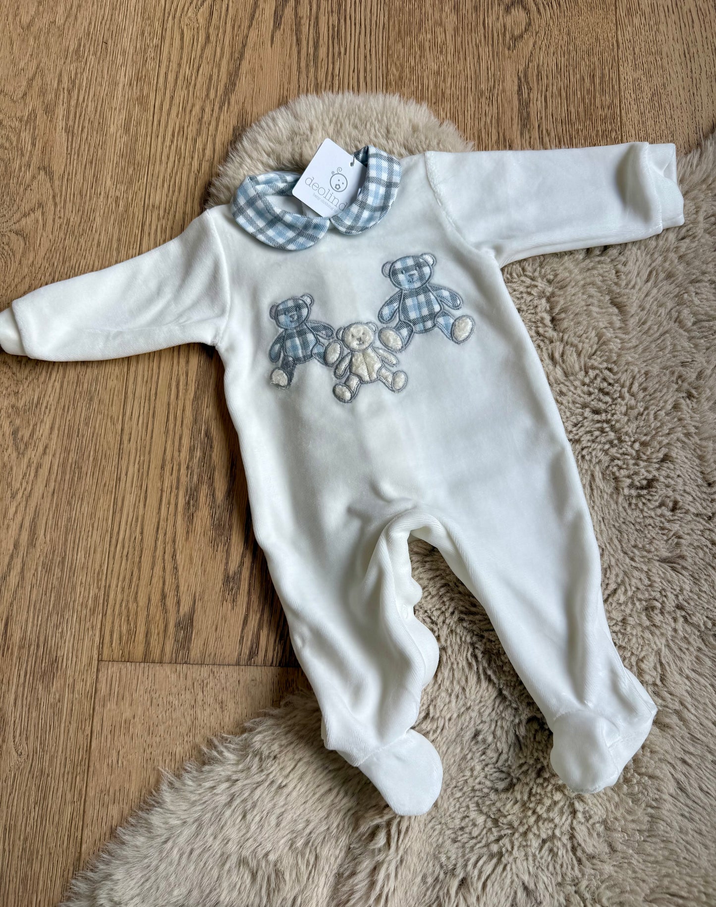Baby boxpakje wit met teddyberen – Deolinda