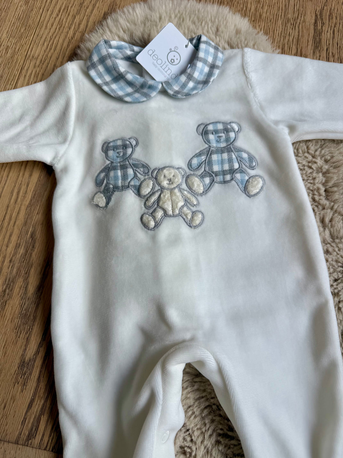 Baby boxpakje wit met teddyberen – Deolinda
