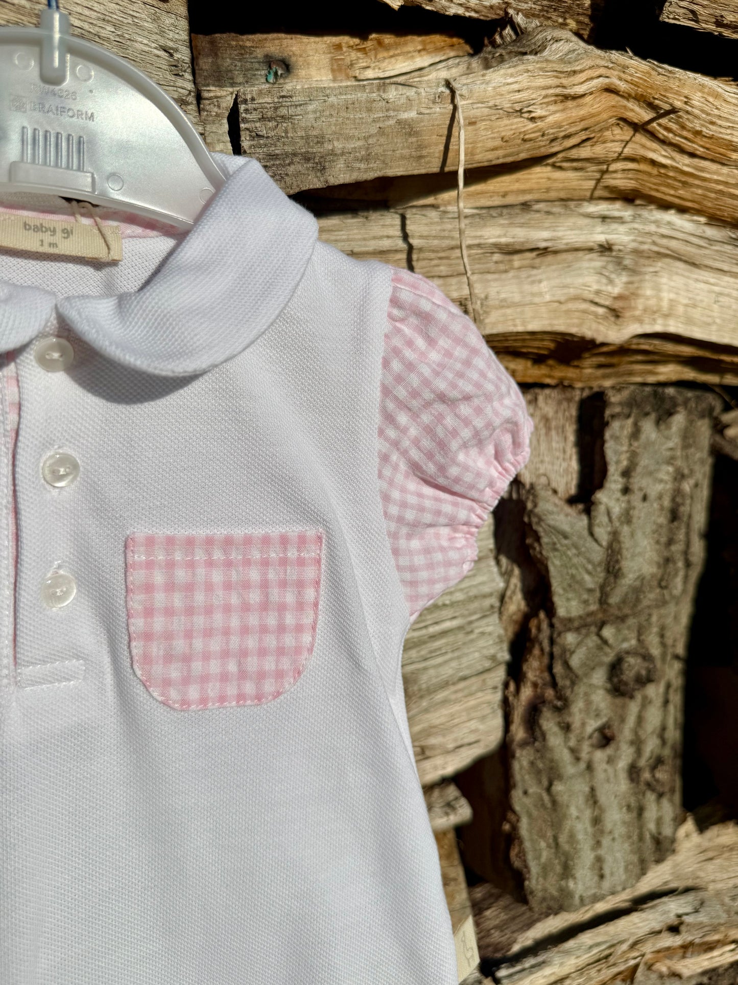 Gabriella - Luxe boxpakje in polo stof Baby Gi