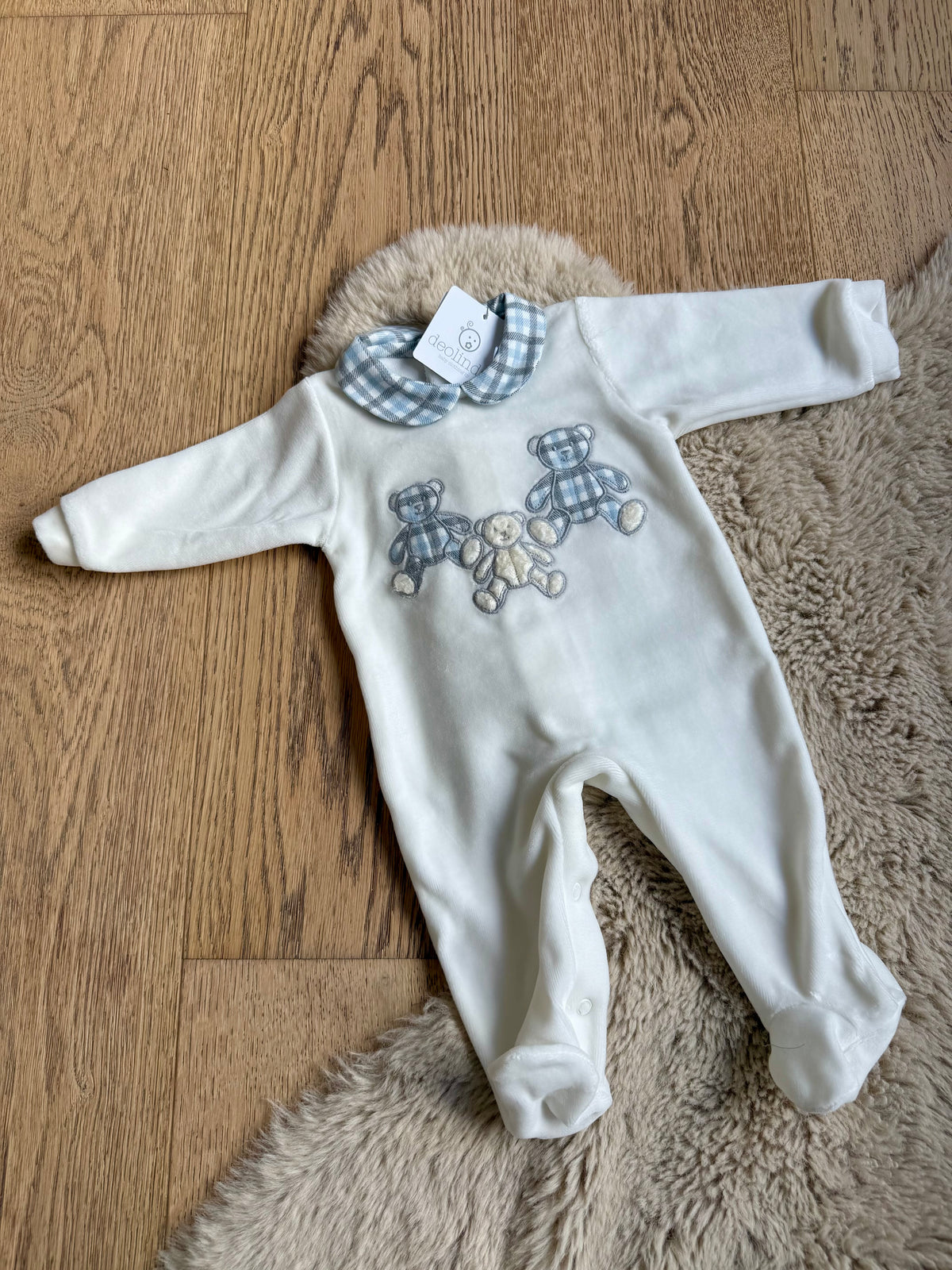 Baby boxpakje wit met teddyberen – Deolinda