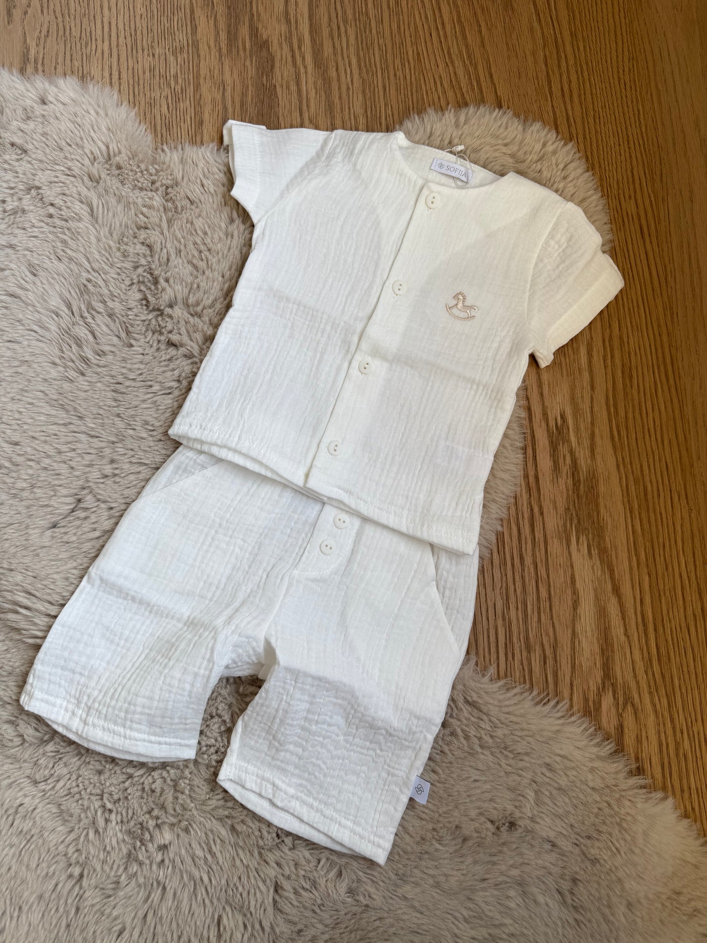 Finn - beige tweedelig setje van Sofija