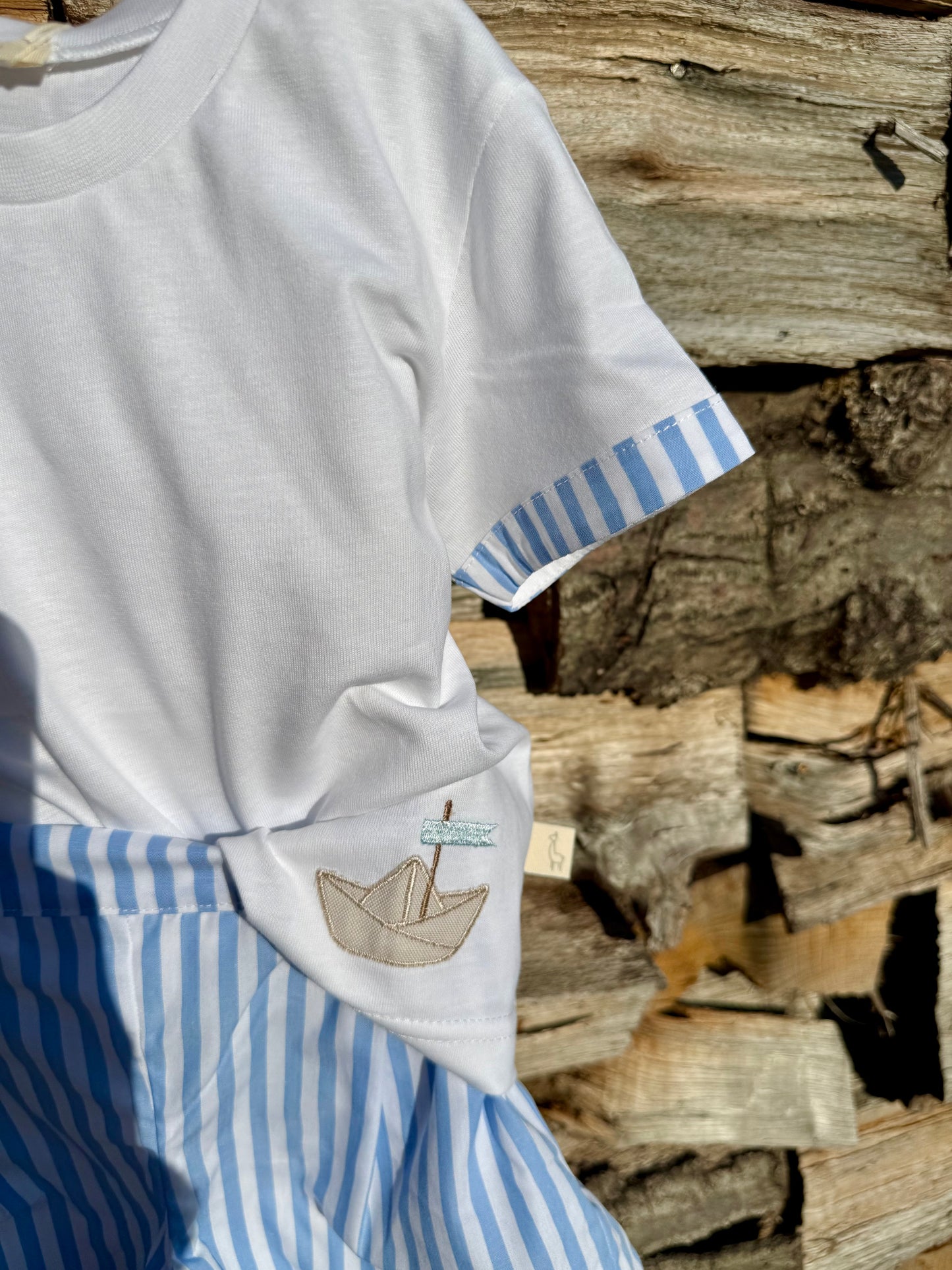 Emeric - tweedelig setje Marine bootje Baby Gi