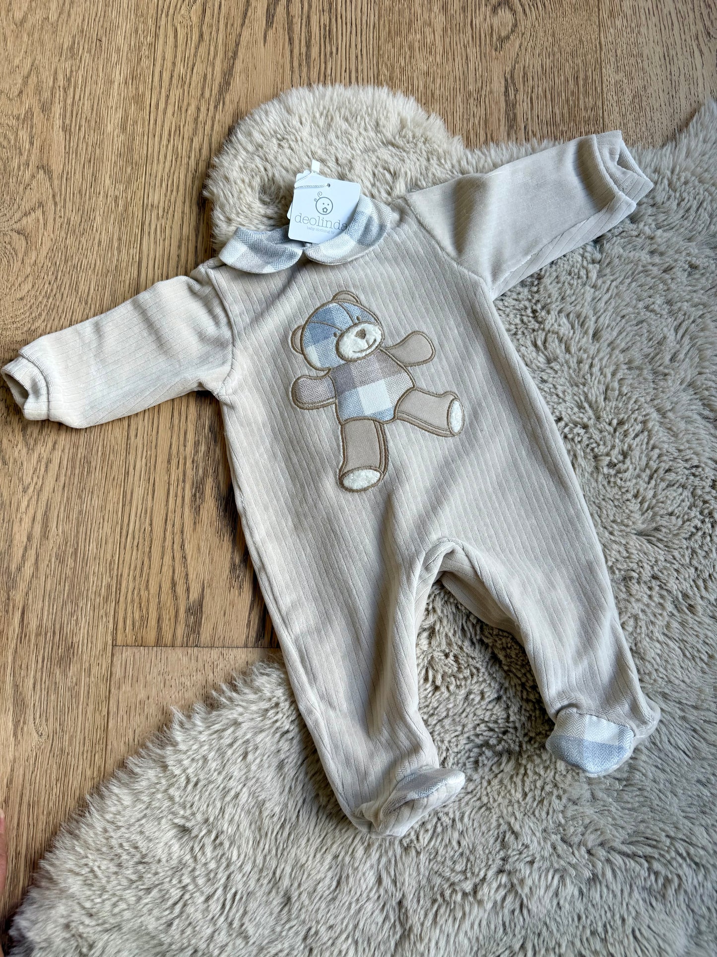 Baby boxpakje beige met teddybeer - Deolinda