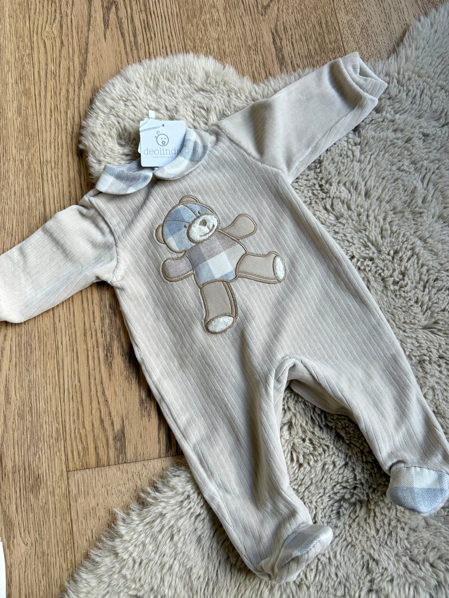 Baby boxpakje beige met teddybeer - Deolinda