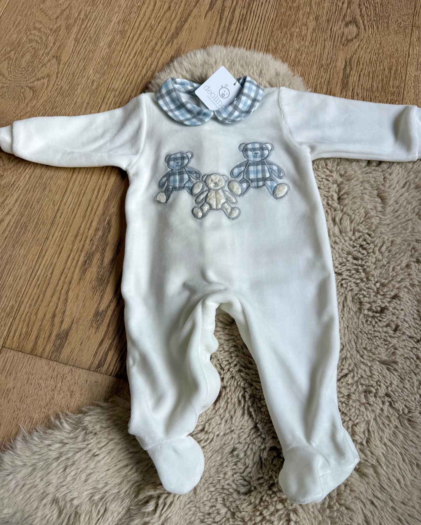 Baby boxpakje wit met teddyberen – Deolinda
