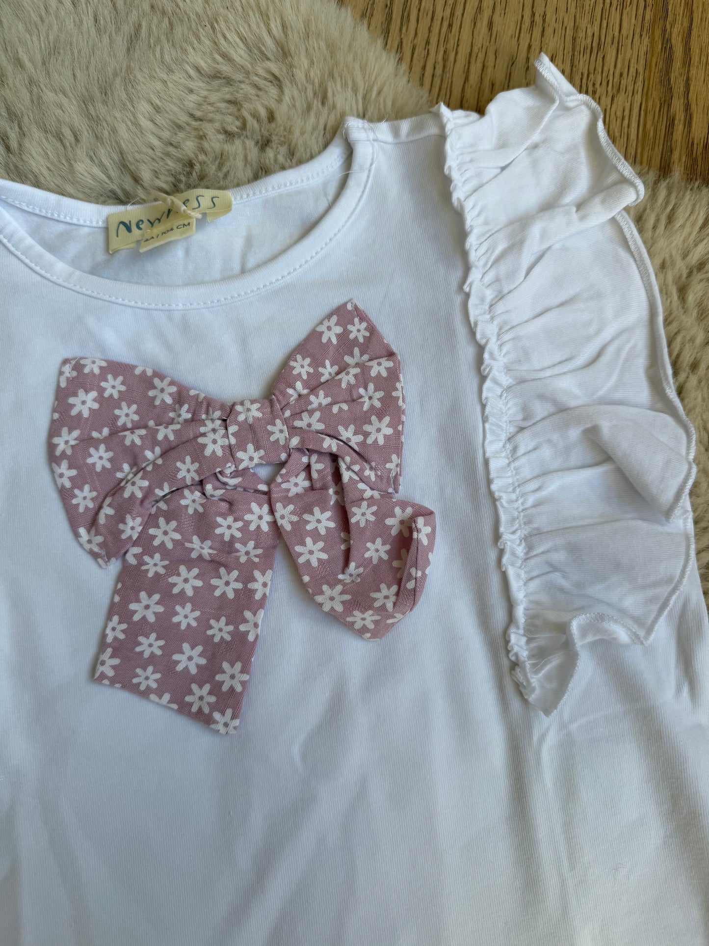 Sarah - Top met strik Newness kids