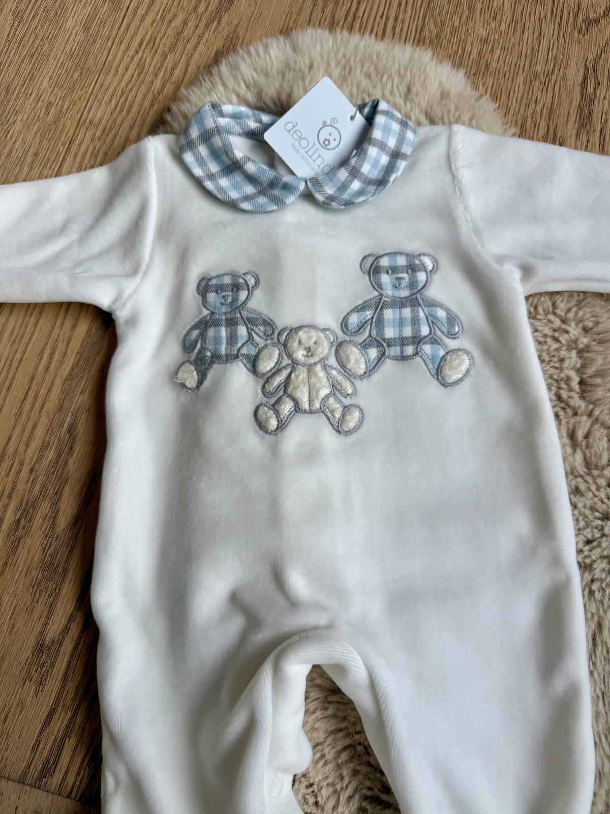 Baby boxpakje wit met teddyberen – Deolinda
