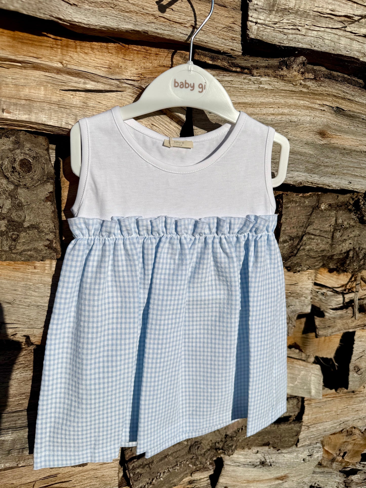 Clara - Geruit kleedje Baby Gi