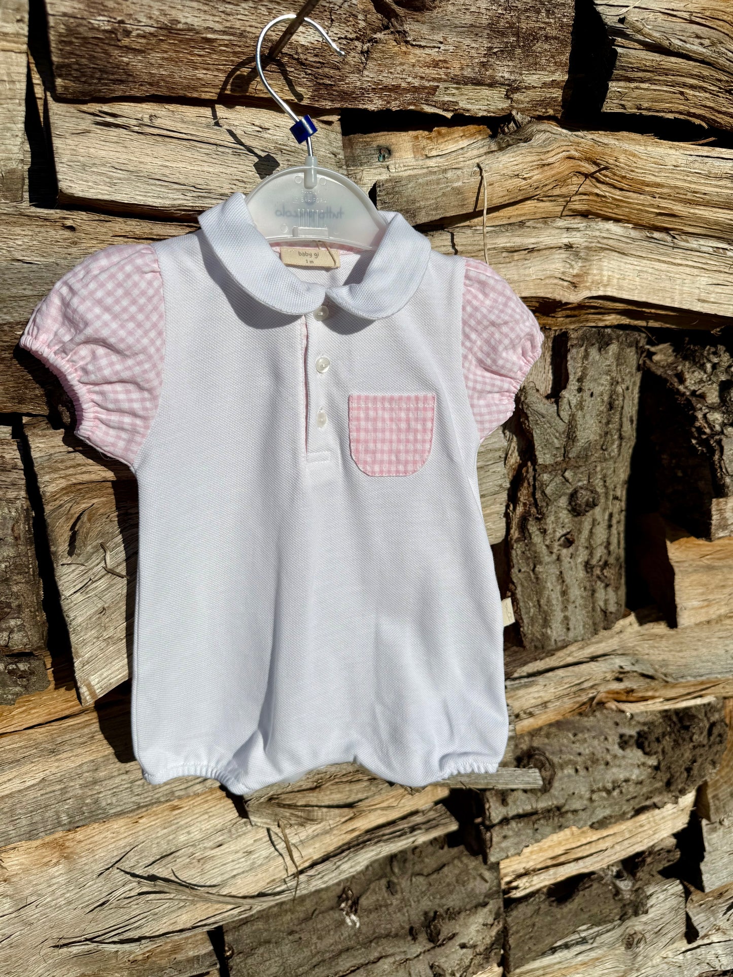 Gabriella - Luxe boxpakje in polo stof Baby Gi