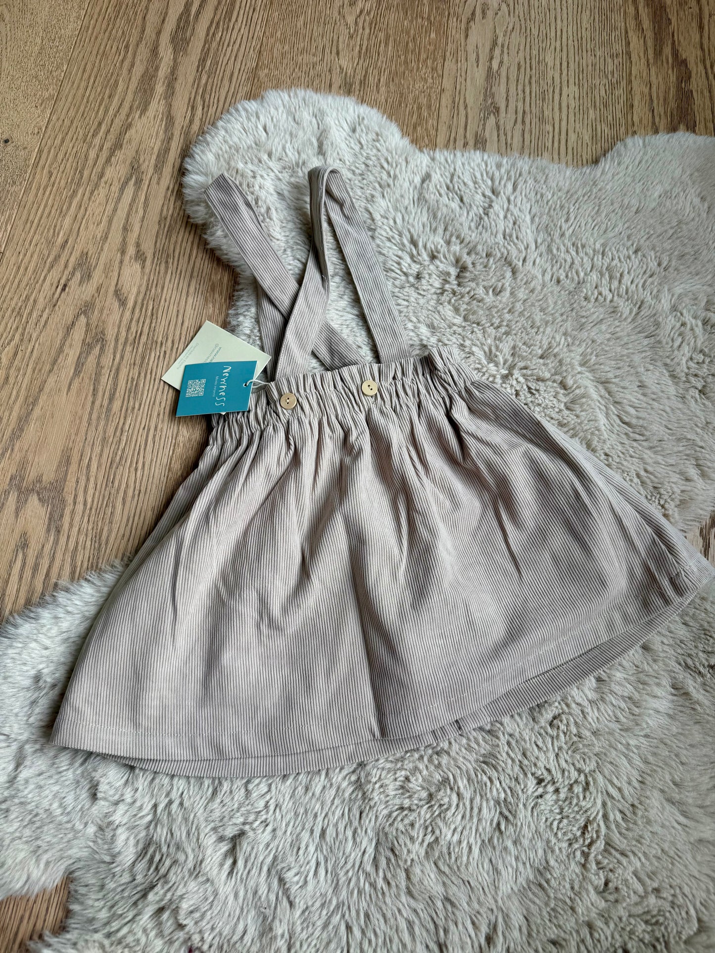 rok met gekruiste bretellen met strik - Newness