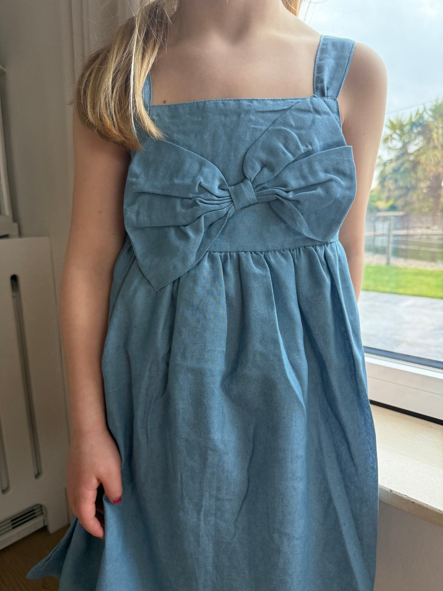 Lore - meisjesjurk met strik