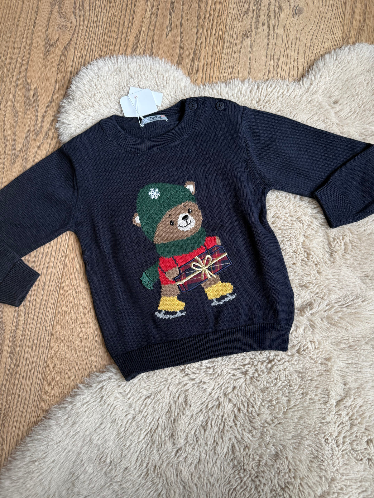 Donkerblauwe pull winter beer - dr. Kid