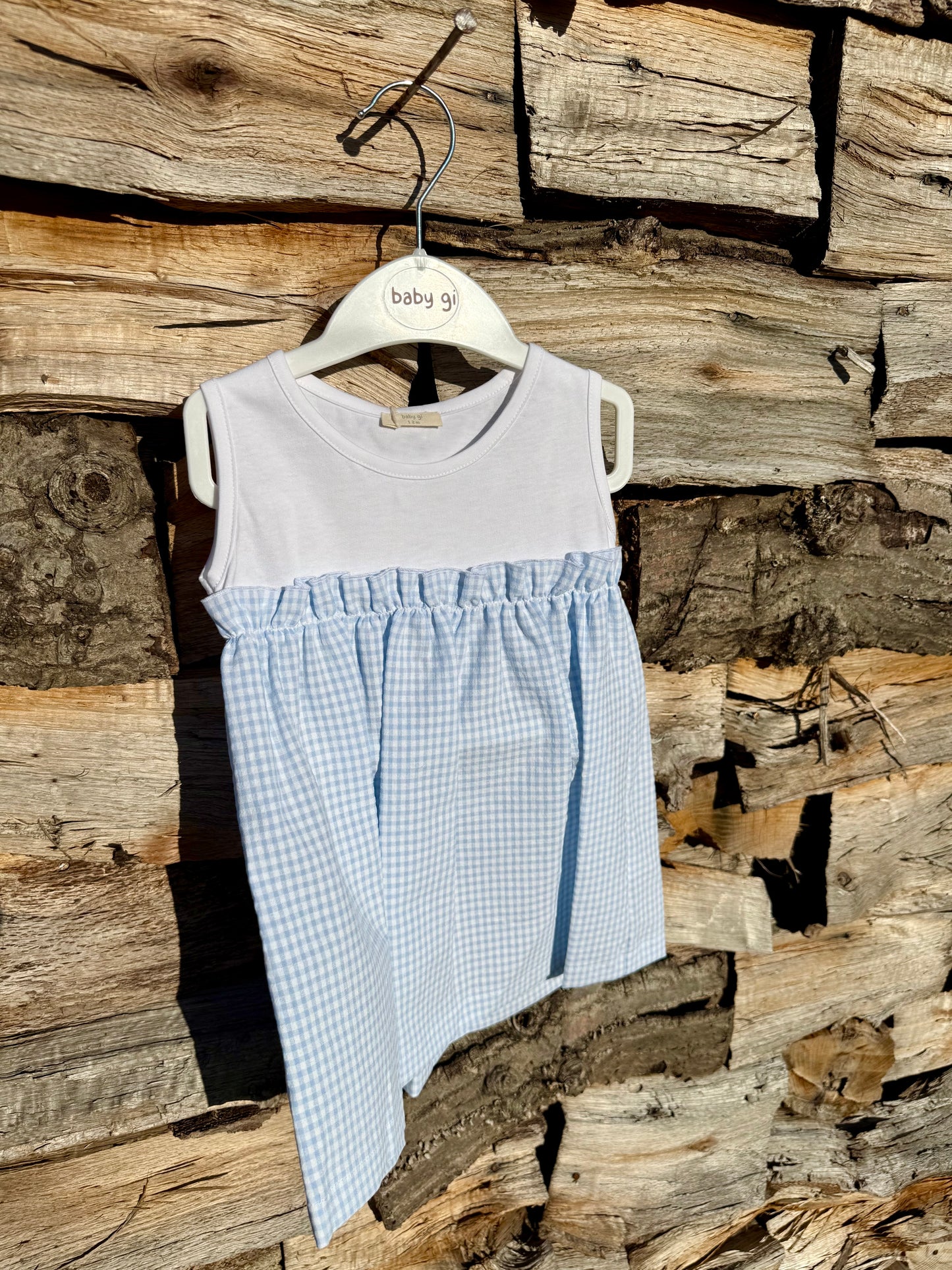 Clara - Geruit kleedje Baby Gi