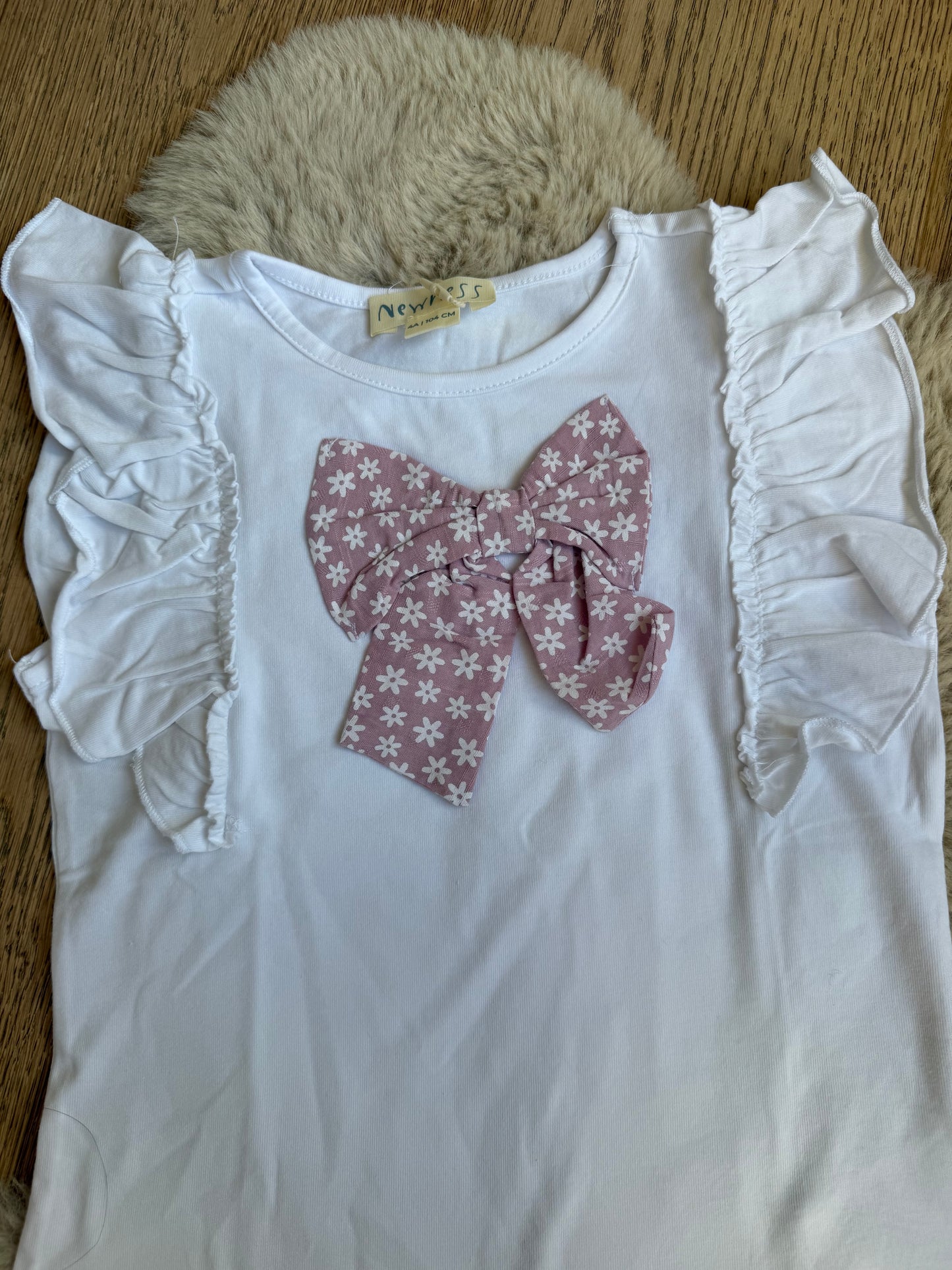 Sarah - Top met strik Newness kids